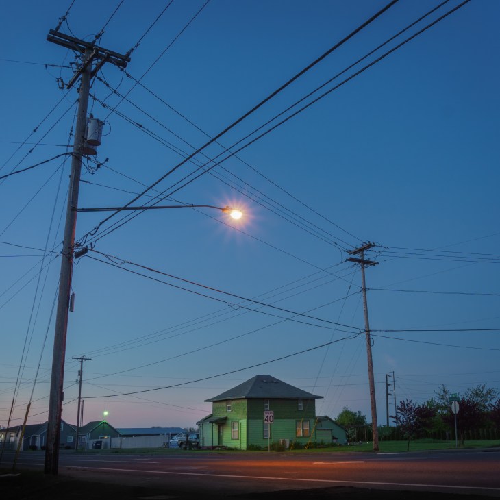 Suburban/rural landscape photograph